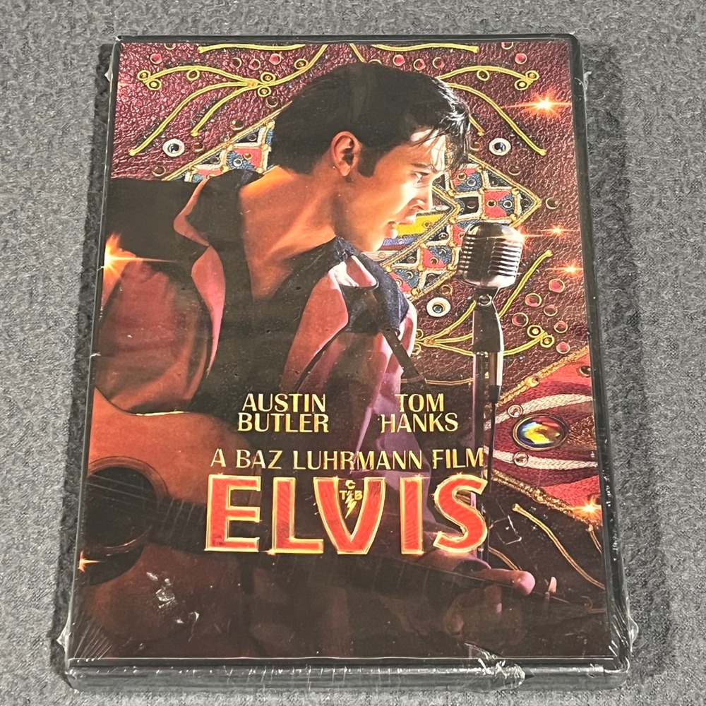 Warner Bros Elvis DVD Movie Austin Butler Tom Hanks Baz Luhrmann New Sealed